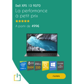 Ordinateur Portable DELL XPS 13 9370