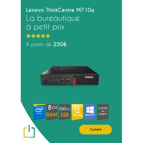 Ordinateur de Bureau LENOVO THINKCENTREM710
