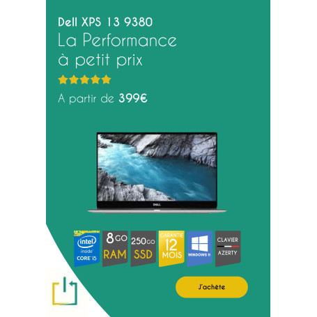 Ordinateur Portable DELL XPS 13 9380
